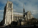 Façade sud de Notre-Dame de Paris. Crédit: //fr.wikipedia.org/