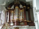 L'orgue Christian Müller (1762, restauré-reconstitué par Flentrop), de la Kapelkerk d'Alkmaar. Crédit: www.gkv.alkmaar.nl/