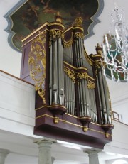Une dernière vue de l'orgue Moritz Mooser (1844) à Bösingen. Cliché personnel