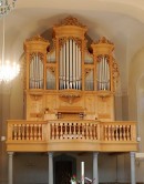 Orgue Felsberg de l'église réformée de St. Margrethen. Cliché personnel (mai 2011)