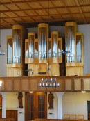 L'orgue Mathis (2005) de l'église catholique de Sirnach. Cliché personnel (automne 2012)