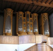 Une belle vue (au zoom) de l'orgue Füglister. Cliché personnel