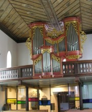 Une dernière vue du magnifique orgue Metzler de Büren. Cliché personnel
