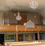 Belle vue de l'orgue Metzler, Thoune. Cliché personnel