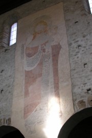 Vue du St-Christophe, peinture murale (vers 1300). Cliché personnel