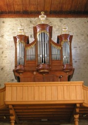 Une dernière vue de l'orgue d'Amsoldingen (1812). Cliché personnel (fév. 2008)