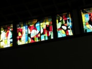 Les hauts vitraux de la nef (deuxième partie) [M. Ingrand]. Cliché personnel