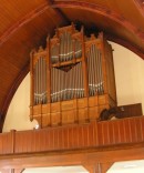 L'orgue Mutin-Cavaillé-Coll (1905) du Temple de Chexbres. Cliché personnel (mars 2008)