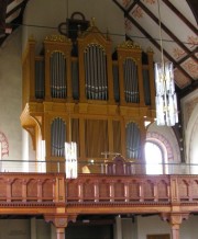 Une dernière vue de l'orgue Ayer, église catholique, Burgdorf. Cliché personnel (mars 2008)