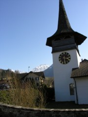 Eglise réformée de Reichenbach. Cliché personnel (mars 2008)