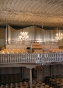Orgue de l'église réformée de Steffisburg (Kuhn, 1934, restauré). Cliché personnel (mars 2008)