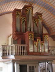 La Neuveville. Blanche Eglise: l'orgue de 1988. Cliché personnel
