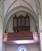 Cressier. Eglise catholique, autre vue de l'orgue. Cliché personnel