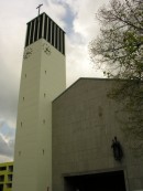 Eglise Gut-Hirt de Zoug. Cliché personnel (avril 2008)