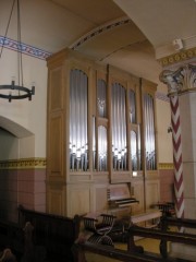 Autre vue de l'orgue de la crypte de la Trinité, Berne. Cliché personnel
