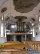 Grande vue intérieure de l'église de Marly (1780). Cliché personnel (mai 2008)