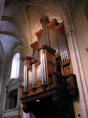Vue du Grand Orgue Danion-Gonzalez de la cathédrale de Besançon. Cliché personnel