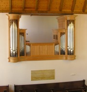 Temple du Landeron, vue de l'orgue Felsberg. Cliché personnel