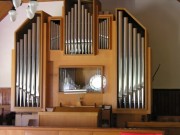 Lignières. Orgue du Temple: un instrument Ziegler, revu par la Manuf. de St-Martin. Cliché personnel