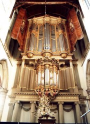 Eglise St-Laurent d'Alkmaar, le grand orgue Schnitger. Crédit: www.grotekerkalkmaar.nl/
