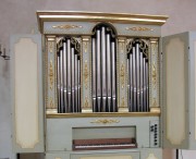 Predigerkirche, orgue de choeur italien (façade). Cliché personnel