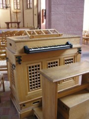 Predigerkirche, orgue-coffre de choeur. Cliché personnel