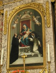 Vue d'une toile de l'autel gauche. Cliché personnel
