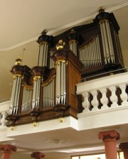 L'orgue à Hirsingue. Cliché personnel