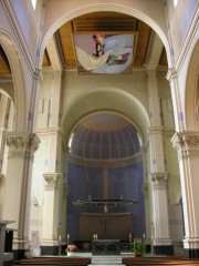 Vue intérieure de la Marienkirche en direction du choeur. Cliché personnel
