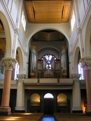 Une grande vue en direction des orgues. Cliché personnel